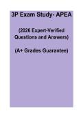 3P Exam Study &ndash; APEA 2026 &vert; Nurse Practitioner Practice Questions & Study Guide PDF
