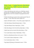 Telus Exam 1 Comprehensive Questions and Answers &vert; 100&percnt; Correct Answers &vert; Graded A&plus;