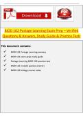 BIOD 102 Complete Study Bundle &ndash; Modules 1&ndash;6&comma; Exam Prep&comma; Final Exam Review&comma; Practice Tests & Verified Questions and Answers &lpar;Portage Learning Biology&rpar;