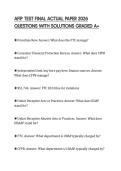 AFIP TEST FINAL ACTUAL PAPER 2026 QUESTIONS WITH SOLUTIONS GRADED A&plus;
