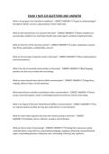 EXAM 1 NUR 226 QUESTIONS AND ANSWERS