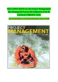 SOLUTION MANUAL for Project Management&colon;  The Managerial Process 8th Edition by Erik W&period;  Larson & Clifford F&period; Gray  ALL CHAPTERS 1-16 WITH APPENDIX A-D&vert; A&plus; PASS