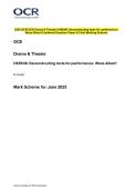 2025 OCR GCE Drama & Theatre H459&sol;48&colon; Deconstructing texts for performance&colon;  Woza Albert Combined Evaluation Paper & Grading Guide