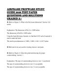 AIRFRAME PREPWARE STUDY GUIDE 2026 TEST PAPER QUESTIONS AND SOLUTIONS GRADED A&plus;