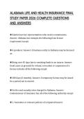 ALABAMA LIFE AND HEALTH INSURANCE FINAL STUDY PAPER 2026 COMPLETE QUESTIONS AND ANSWERS