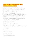 PICAT&sol;ASVAB TEST QUESTIONS &vert; 100&percnt; Correct Answers &vert; A&plus; Guide