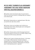NR 533 WEEK 7 BUSINESS PLAN ASSIGNMENT ASSESSMENT TEST 2026 TESTED QUESTIONS WITH FULL SOLUTION GRADED A&plus;