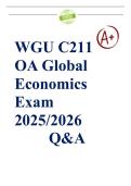 wgu&lowbar;c211&lowbar;oa&lowbar;global&lowbar;economics&lowbar;exam questions with correct detailed answers 2025-2026