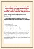 Pharmacotherapeutics for Advanced Practice&colon; 200&plus; Q&A on Pharmacokinetics&comma; Cardiovascular&comma; Endocrine&comma; Neurological & Infectious Disease &lpar;Latest Update&rpar;