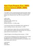 State Farm Property Test &vert; 100&percnt; Correct Answers 2026 &vert; 100&percnt; Accurate