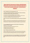 ATI RN VATI Comprehensive Predictor 2024 Study Guide&colon; Next-Gen NCLEX &lpar;NGN&rpar; Questions & Answers &ndash; Management of Care&comma; Pharmacology&comma; Med-Surg&comma; Maternal-Newborn&comma; Pediatrics&comma; Mental Health