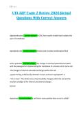 UTA A&P Exam 2 Review  2026 &vert;Actual Questions With Correct Answers