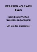 Pearson NCLEX-RN Questions & Rationales 2026 &vert; Study & Practice PDF
