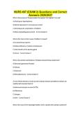 NURS 497 &lpar;EXAM 2&rpar; Questions and Correct Answers 2026&sol;2027