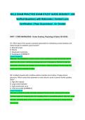 NCLE EXAM PRACTICE EXAM STUDY GUIDE 2026&sol;2027 &vert; 600 Verified Questions with Rationales &vert; Contact Lens Certification &vert; Pass Guaranteed - A&plus; Graded
