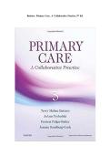 Test Bank&colon; Primary Care&colon; A Collaborative Practice &lpar;5th Edition&rpar; &ndash; Buttaro&comma; Trybulski&comma; Polgar-Bailey & Sandberg-Cook