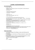 Lernzettel Physik