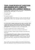 TESOL EXAM REVIEW SET QUESTIONS AND ANSWERS WITH COMPLETE SOLUTIONS 100&percnt; CORRECT RATED A&plus;