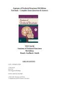 Anatomy of Orofacial Structures 9th Edition Test Bank &lpar;Brand & Isselhard&rpar; &ndash; Complete Exam Prep PDF