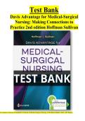 Davis Advantage for Medical-Surgical Nursing&colon; Making Connections to Practice 2nd edition Test Bank by Hoffman  Sullivan All Chapters &lpar;1-71&rpar; &vert; A&plus; ULTIMATE GUIDE 2022
