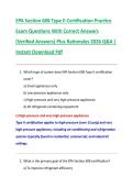 EPA Section 608 Type II Certification Practice  Exam Questions With Correct Answers  &lpar;Verified Answers&rpar; Plus Rationales 2026 Q&A &vert;  Instant Download Pdf 