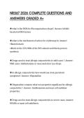 NR567 2026 COMPLETE QUESTIONS AND ANSWERS GRADED A&plus;
