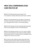 NR567 2026 COMPREHENSIVE STUDY GUIDE PRACTICE SET