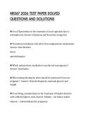 NR567 2026 TEST PAPER SOLVED QUESTIONS AND SOLUTIONS