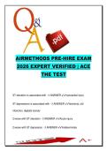 Air Methods Pre-Hire Exam &lpar;AIRMETHODS PRE&rpar; &vert; 2026 &vert; ~500 Questions &vert; Emergency Medicine&comma; Cardiology & Critical Care