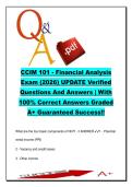 CCIM 101 Financial Analysis Exam &vert; 2026 &vert; 50&plus; Questions &vert; NOI&comma; Cap Rate&comma; NPV & Real Estate Finance &vert; Real Estate
