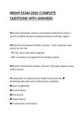 NR569 EXAM 2026 COMPLETE QUESTIONS WITH ANSWERS