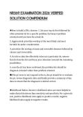 NR569 EXAMINATION 2026 VERIFIED  SOLUTION COMPENDIUM 