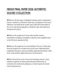 NR569 FINAL PAPER 2026 AUTHENTIC SOLVED COLLECTION