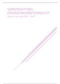 Samenvatting Overeenkomstenrecht &lpar;OU&rpar; - RSS