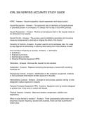 IDRL 308 VERIFIED ACCURATE STUDY GUIDE