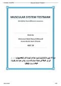 Muscular System &ndash; Test Bank Questions and Answers