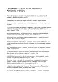 OHS EXAM &num;1 QUESTIONS WITH VERIFIED ACCURATE ANSWERS