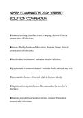NR576 EXAMINATION 2026 VERIFIED SOLUTION COMPENDIUM