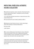 NR576 FINAL PAPER 2026 AUTHENTIC SOLVED COLLECTION