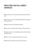 NR576 SCRIPT 2026 FULL CORRECT ANSWER SET