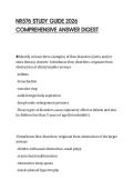 NR576 STUDY GUIDE 2026 COMPREHENSIVE ANSWER DIGEST