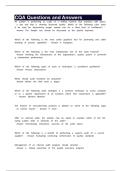 CQA Questions and Answers