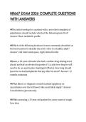 NR667 EXAM 2026 COMPLETE QUESTIONS WITH ANSWERS