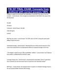 FIN 357 FINAL EXAM&colon; Concepts from textbook with correct answers 100&percnt;
