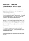 NR667 STUDY GUIDE 2026 COMPREHENSIVE ANSWER DIGEST