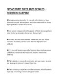 NR667 STUDY SHEET 2026 DETAILED SOLUTION BLUEPRINT