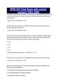 BFIN 357 Final Exam with correct answers 100&percnt; 2026