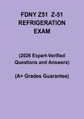 FDNY Z51 Z-51 Refrigeration Exam 2026 &vert; License Prep & Practice PDF