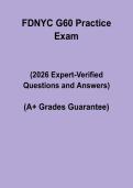FDNYC G60 Practice Exam 2026 &vert; Fire Protection Systems Study PDF