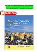 Test Bank for Principles of Auditing and Other Assurance Services &vert; Complete Chapter Questions with Verified Answers